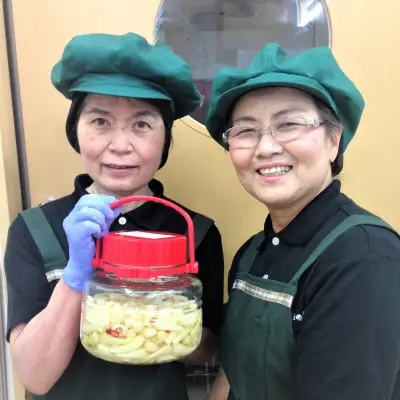みなみの里特製らっきょう漬け(約1kg)【国産 らっきょう らっきょ 漬物 おつまみ 福岡県 筑前町 AE051】【価格改定】