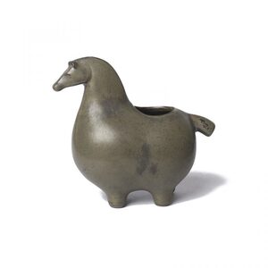 ポトペリー ART PIECE ホースフラワーベース　【kt032-045】