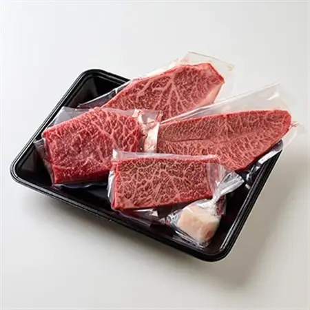 【訳アリ】　兵庫県産神戸ビーフ　おまかせカットステーキ食べ比べセット　4枚　計400g【配送不可地域：離島】【1529915】