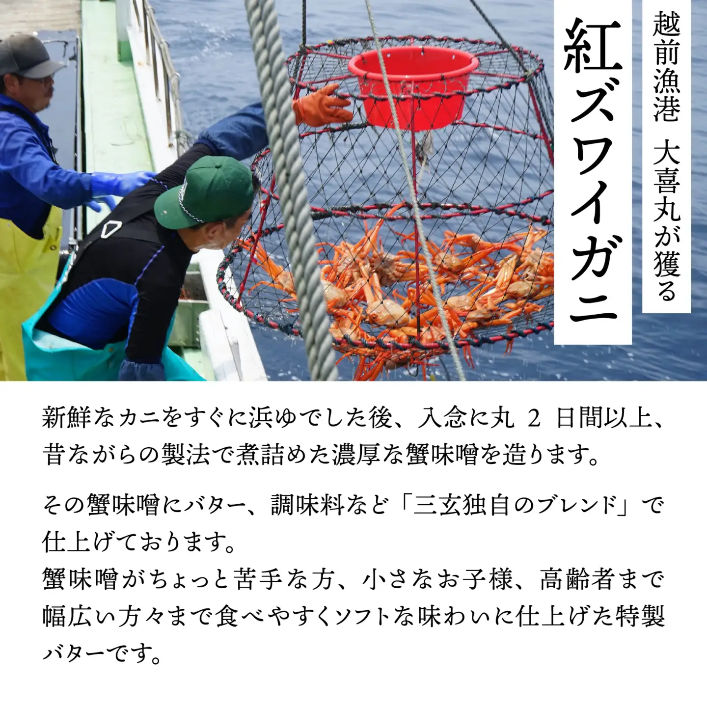 越前蟹味噌バター3個入り[A-163001] / 蟹