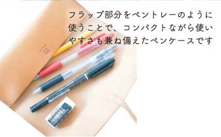 【イエロー】イタリアンオイルレザーの紐巻きペンケース イエローカラー 革 革製品 レザー 筆箱 ロールペンケース ペンポーチ 文房具 オリジナル ハンドメイド 手作り こだわり クラフト シンプル 贈り物 プレゼント ギフト 雑貨