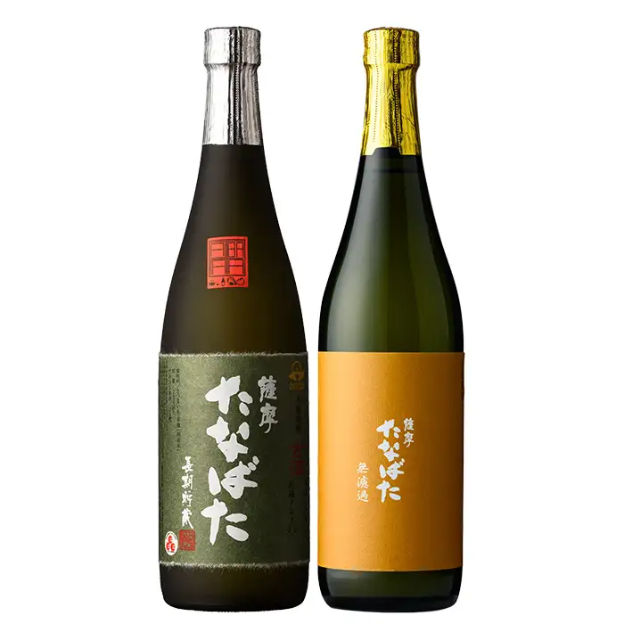 芋焼酎 古酒たなばた ・ たなばた無濾過 飲み比べ 720ml 各1本 おつまみ付 芋焼酎 【01-023-86】
