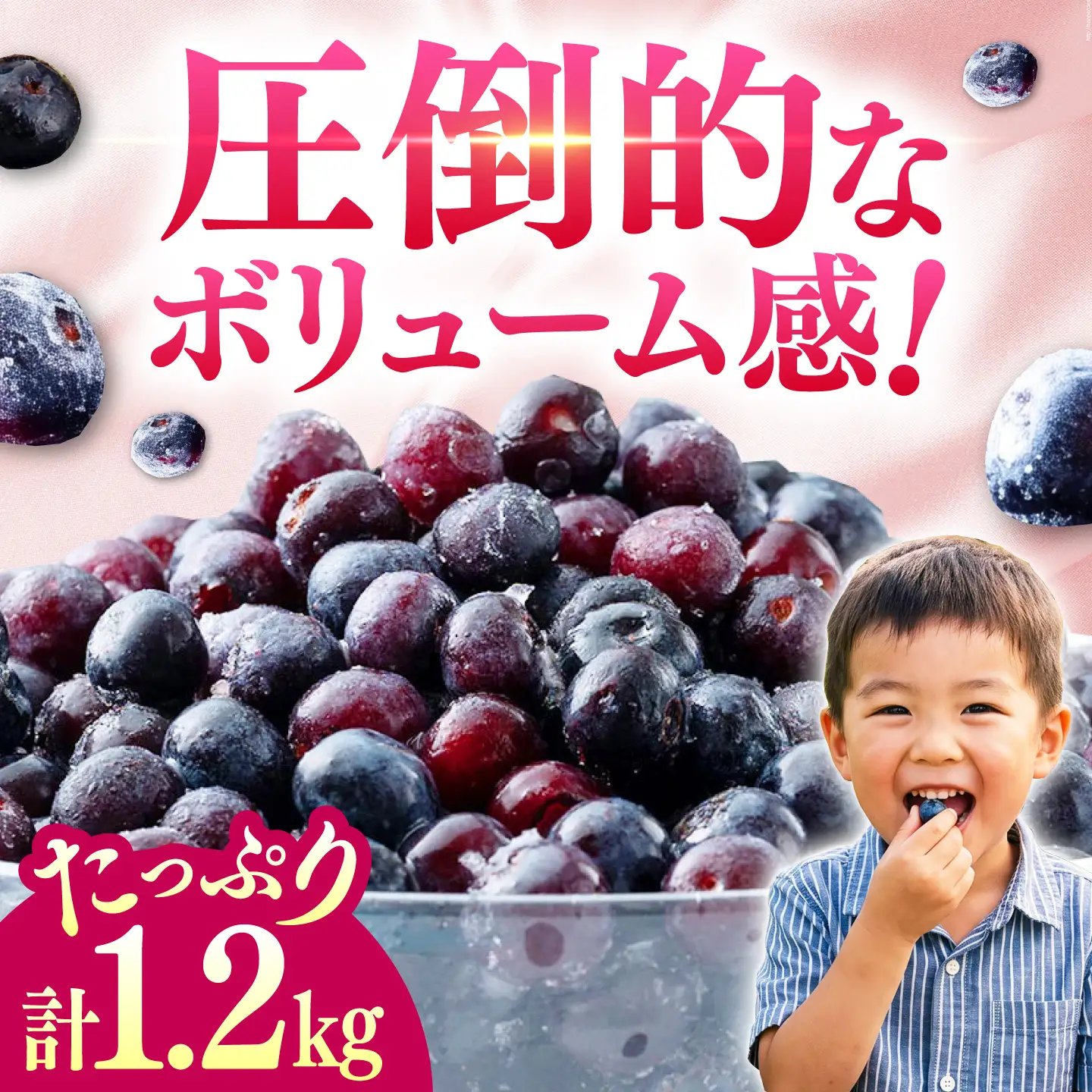 【先行予約】大容量 対馬産 ブルーベリー 1.2kg（ 冷凍 ） [WBG001] 果物 フルーツ ベリー 冷凍 ブルーベリー旬 ブルーベリー