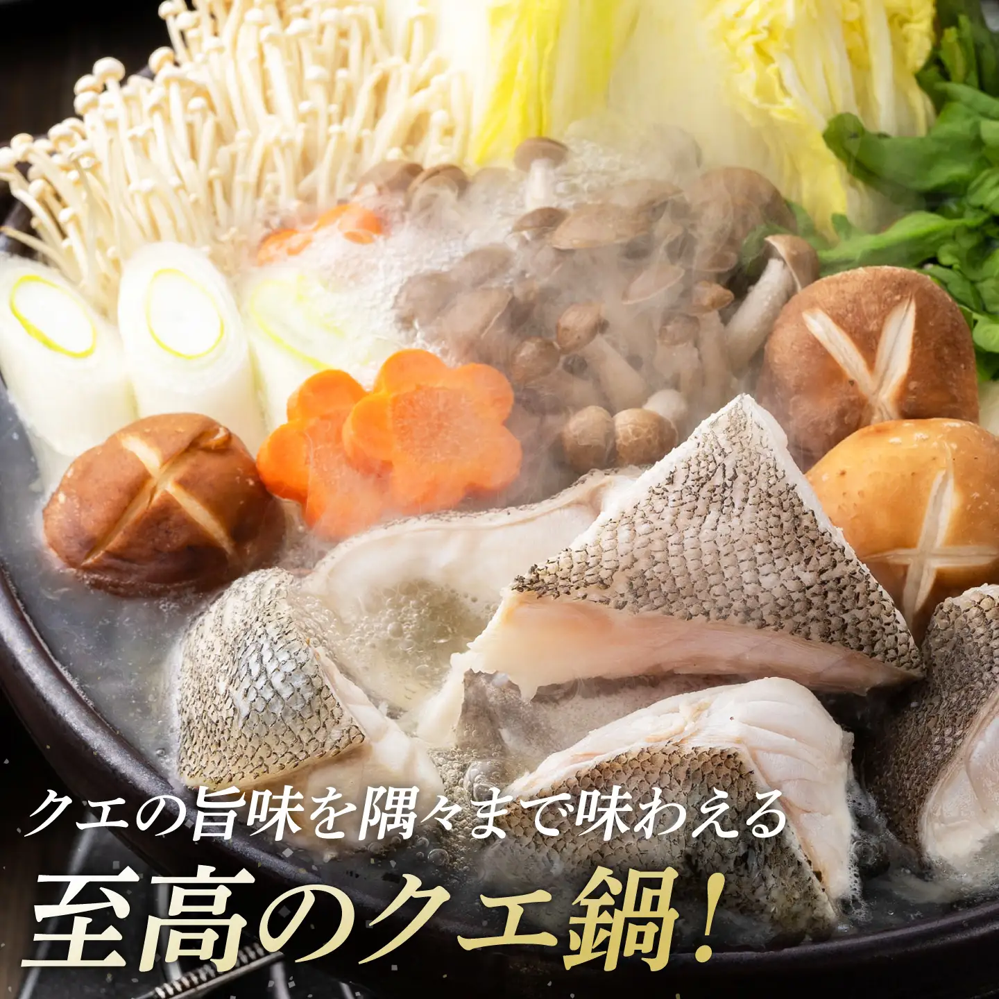 幻の魚 クエ 鍋 セット 400g [WAD014] クエ クエ鍋 海鮮 クエ 高級 クエ鍋 クエ