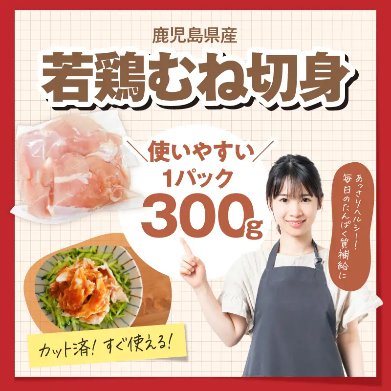 2643 若鶏むね切身 3.3kg KN105-004-02 肉 鶏肉 冷凍