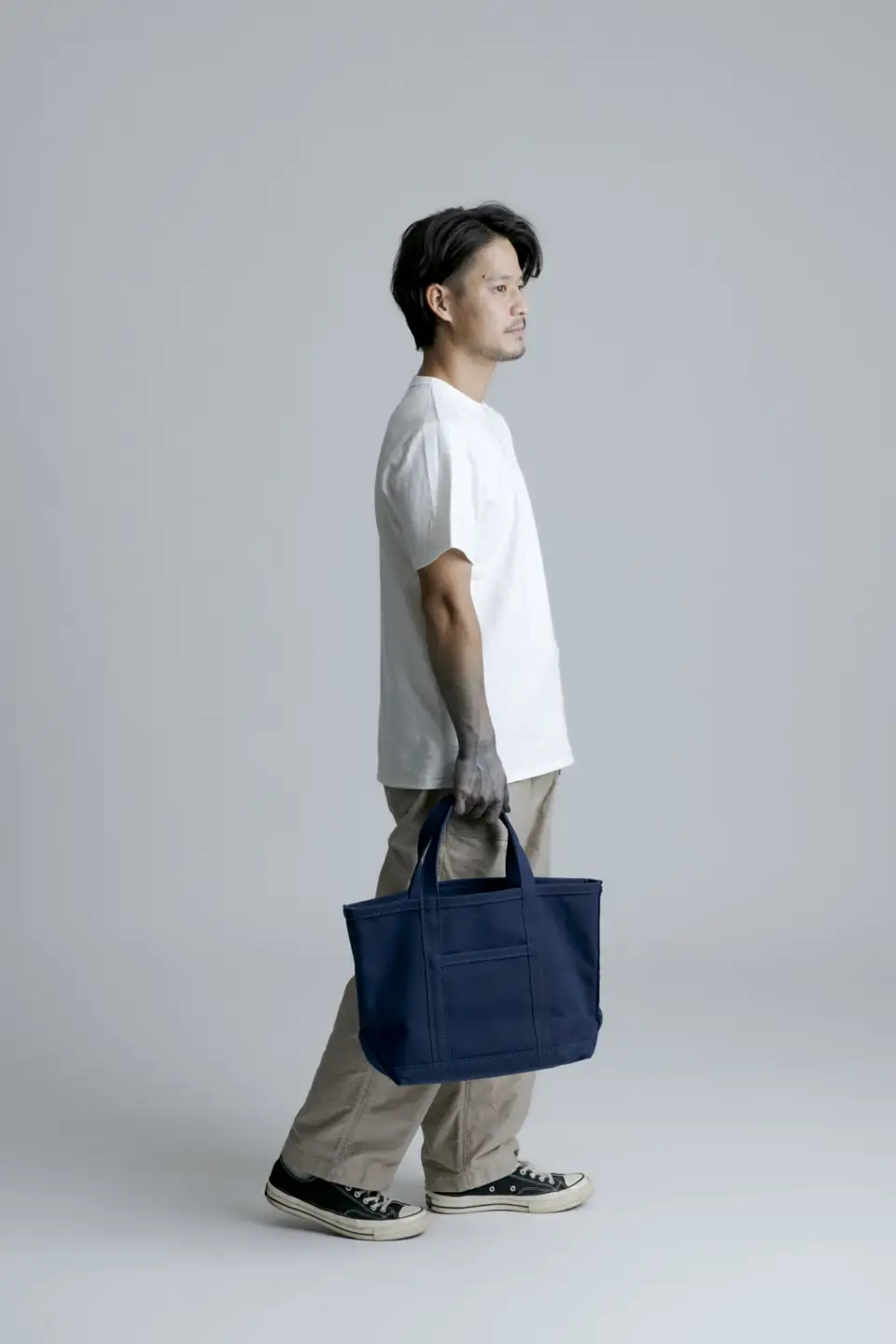 Canvas tote bag（indigo）M Indigo Classic キャンバス トートバッグ カバン 鞄 ギフト トートバッグ カバン プレゼント 贈答品 トートバッグ カバン お礼の品 おしゃれ トートバッグ カバン 150-003 バッグ カバン 鞄