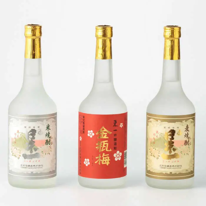 日本一（米焼酎・金瓶梅・麦焼酎）720ml×3本 / 佐賀県 / 有限会社嬉野