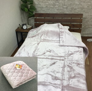 吸湿発熱 MOIS＆HEAT ニューマイヤー毛布＆敷パッド シングルセット [1317][6317]
