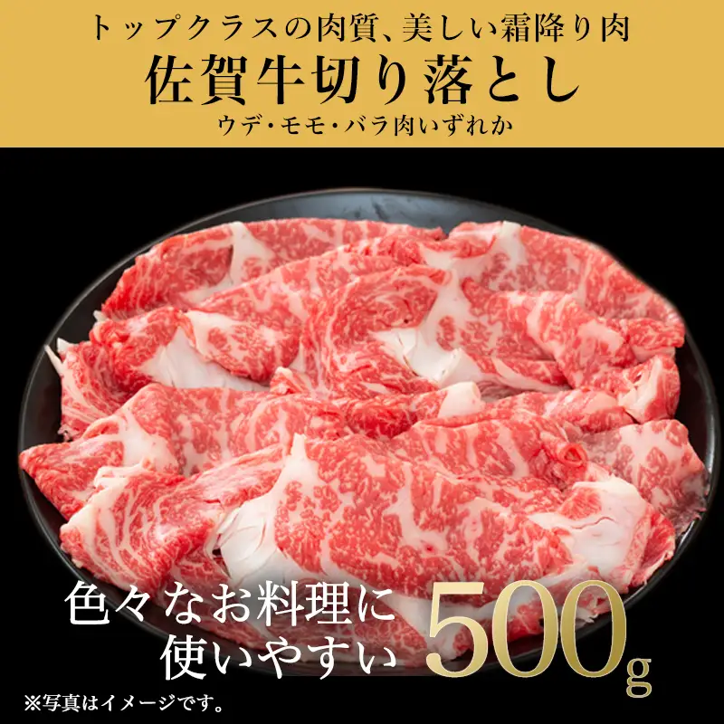 佐賀牛切り落とし 500g (佐賀牛ウデ モモ バラ肉のいずれか)