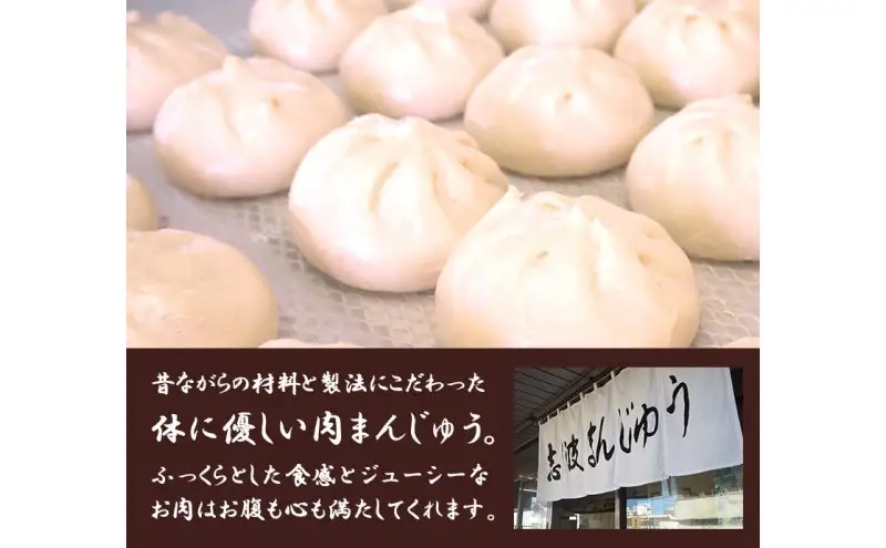 肉まん 志波まんじゅう 肉まんじゅう 酢醤油付 肉まん【15個入】【定期便12ヶ月】