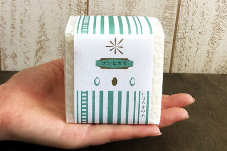 令和7年度 笠間産コシヒカリ 無洗米 真空パック 2合×30袋 白米 米 茨城県 CU-007