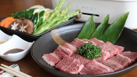 牛肉 【数量限定】 A4以上 きたかみ牛肉(モモ・バラ・カタ) 焼肉用 400g  D0205