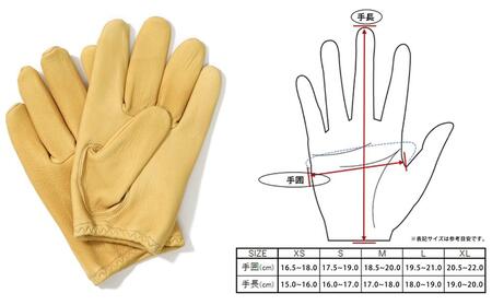 LAMP GLOVES -UTILITY GLOVE SHORTY-(カラー：キャメル／サイズ：S)【革手袋 レザー グローブ 鹿革 メンズ レディース Lamp gloves ランプグローブス ショート ドライビンググローブ バイカー ファッション 手袋 香川県 さぬき市】