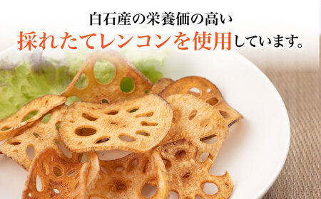 れんこんチップス（うすしお味）40g×4袋 / れんこんチップス [IAZ012]