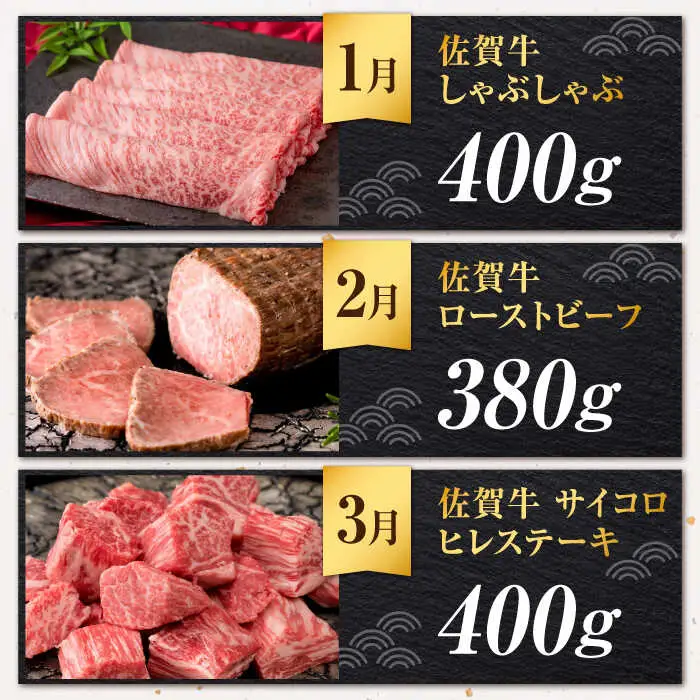 【全12回定期便】＜20万コース＞特選佐賀牛 月替わりバラエティパック 計4.7kg[FCV004]