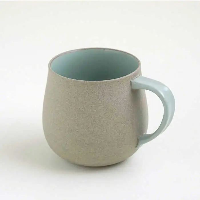 【波佐見焼】カラービスク マグカップ2色セット 水色・白【光和陶器】[SC78]