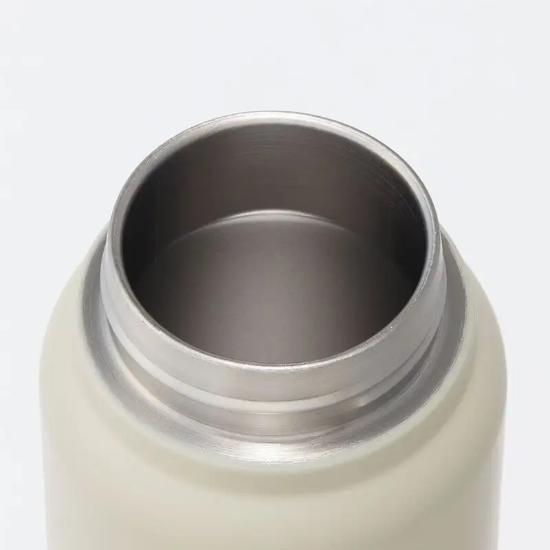 【スクリューハンドル付きマグボトル】500ml 保温保冷 くすみグレー STSC5_4973307579165 8-015