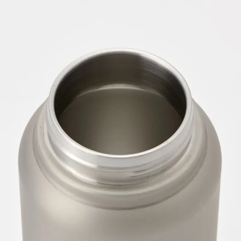水筒 スクリューハンドル付きマグボトル 800ml シルバー 保温保冷 10-036