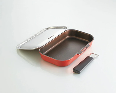 グリルクッカー ベーシックグリルクッカー (スケーター株式会社) 調理器具 グリル キッチン 魚焼きグリルで簡単に美味しい調理ができるレシピブック付き！ スケーター 17-006