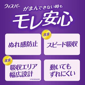 ウィスパー うすさら安心 軽度尿ケア 女性用 ウィスパー【80cc 24cm 42枚×5パック】