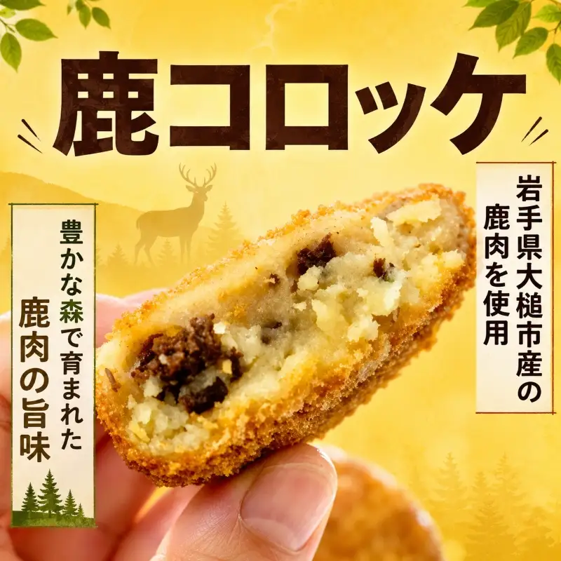 鹿コロッケ 4個セット GOGOソース付き ゴウちゃんのコロッケ屋 コロッケ