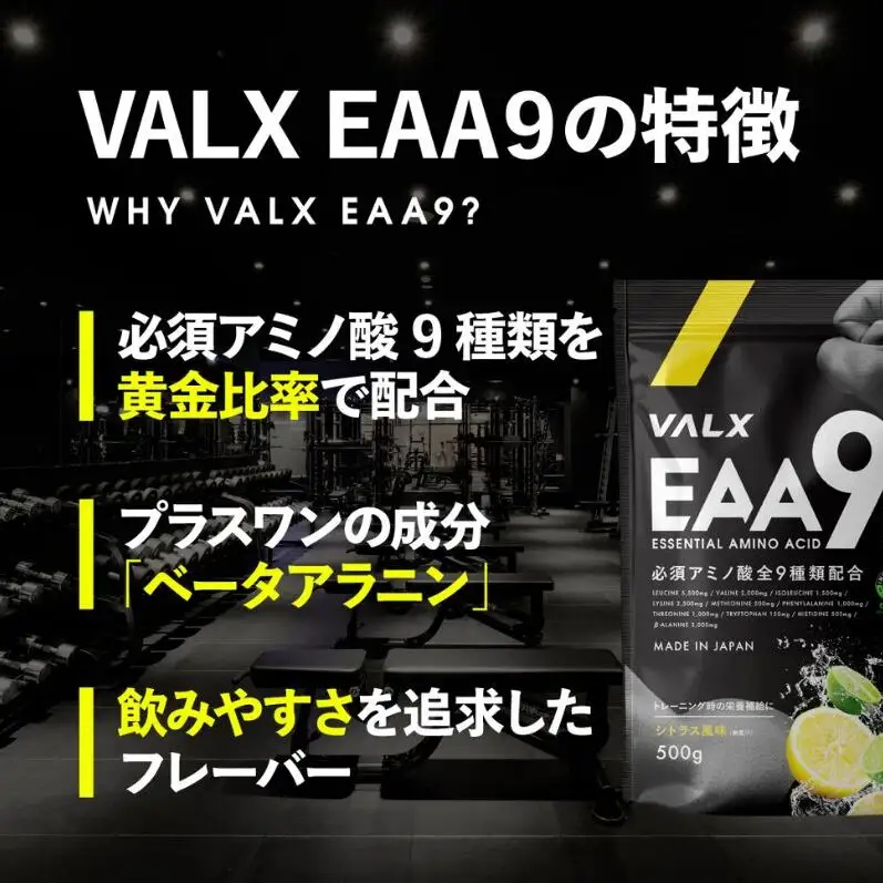サプリ 筋トレ VALX EAA9 500g パウダー サプリ コーラ風味