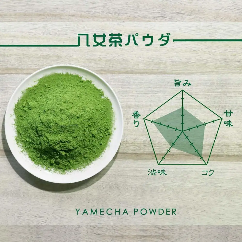 原田茶園 八女茶パウダー 160g(80g×2袋)【八女茶】