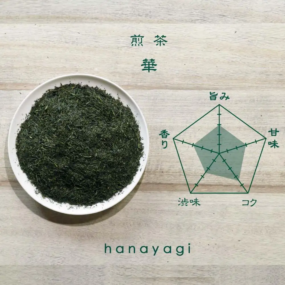 原田茶園 煎茶 華喜 200g(100g×2袋)【八女茶】