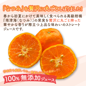 なつみ100％ジュース720ml×2本セット 無添加 ストレートジュース みかんジュース ストレート 100% オレンジジュース ジュース なつみ 柑橘 果汁飲料 果物 くだもの フルーツ 飲料 果汁100% 無着色 無香料 佐賀県 太良町 O180