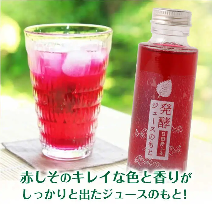 発酵ジュースのもと〈日田赤しそ〉 110ml×5本 ジュース 紫蘇 しそ 紫蘇ジュース 果実飲料 [ARDA003]