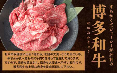 博多和牛 赤身のみ 上質 切り落とし 合計800g  和牛 牛肉 牛 肉 お肉 赤身 赤身肉 国産