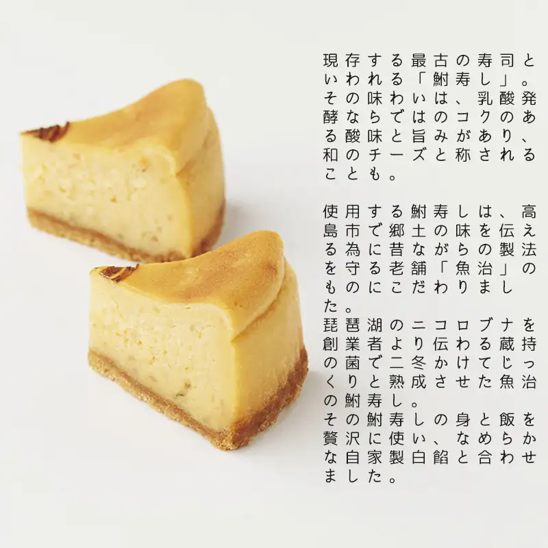 【H-338】とも栄菓舗　ベイクドようかん　湖々菓楽　ふなチー　1個／約径１２cm【高島屋選定品】