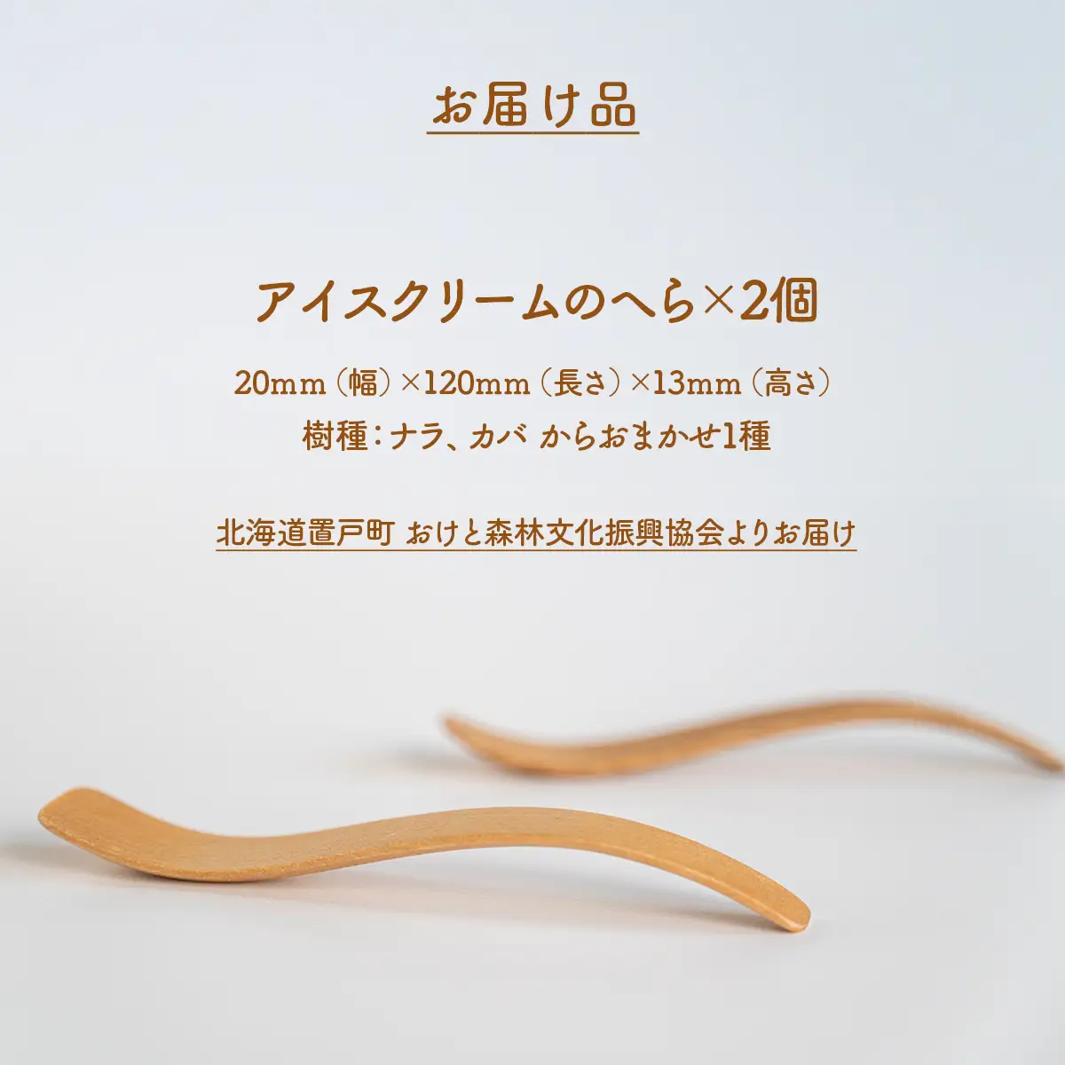 アイスクリームのへら 2本セット OTA032