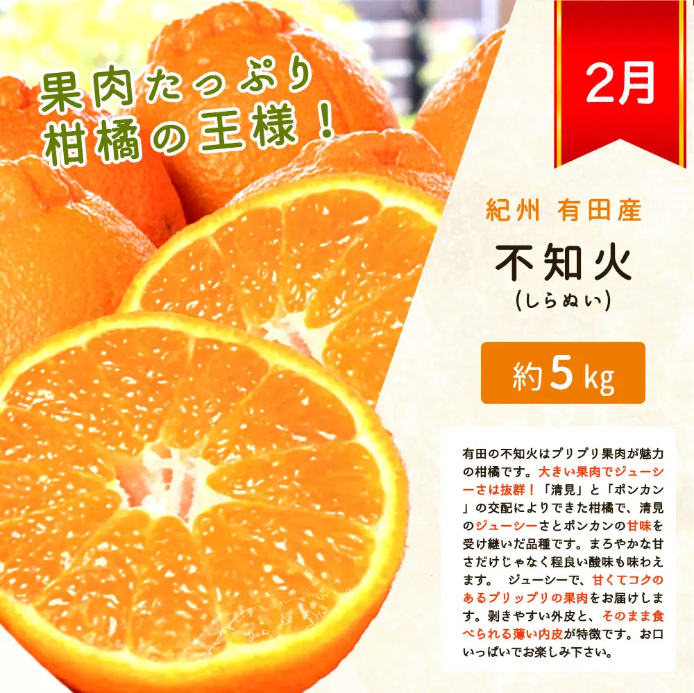 【全3回】紀州和歌山産旬のフルーツセット(不知火・桃・ひらたね)  / 果物定期便 フルーツ定期便 しらぬい 柑橘 くだもの 果物 カキ かき 柿 もも モモ 桃 【tkb393】