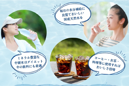 天然水 ラベルのない細野の天然水 555ml×72本（3箱）水