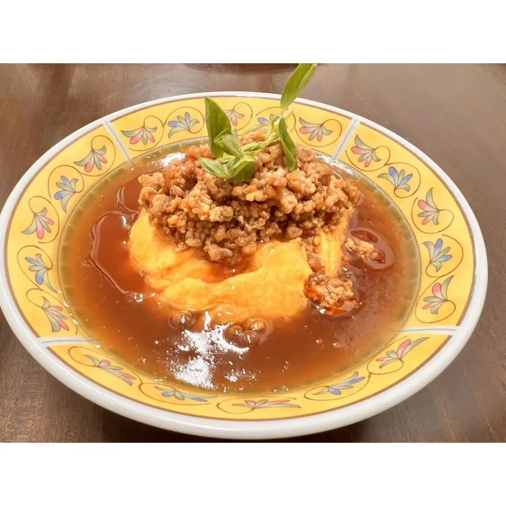 福岡市創業50年の町中華 中国飯店の辛肉味噌天津飯（内容量400ｇ）×3個とピリ辛チキンバー（内容量150ｇ）×1ｐの詰め合わせ | 中華 食品 加工食品 人気 おすすめ 送料無料