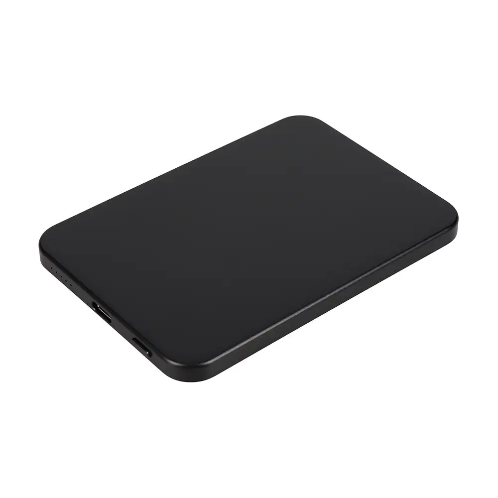 モバイルバッテリー オウルテック 準固体 超薄型 5000mAh ブラック 充電 モバイル