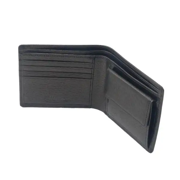 豊岡財布 二つ折りウォレット（AW0404）ブラック