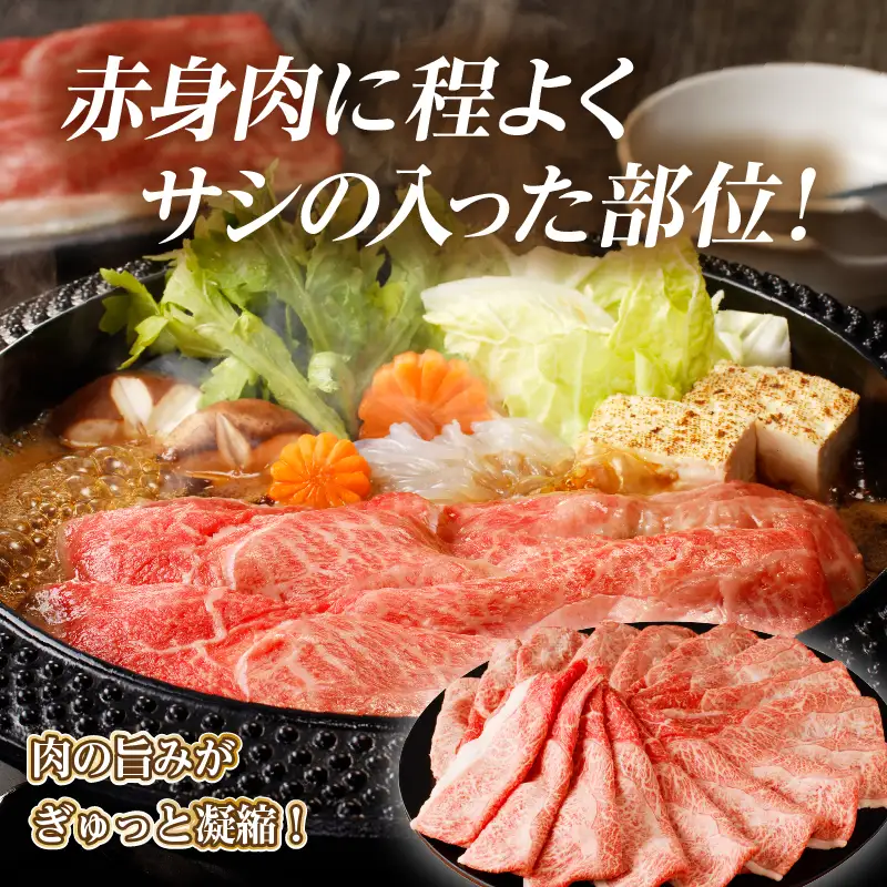 「宮崎牛肩(ウデ)すき焼き用」計1kg 肉 牛 牛肉 おかず 国産_T009-0155