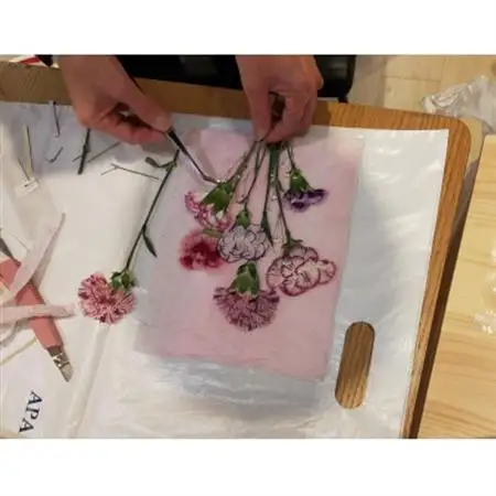 押し花絵 制作券_旅行券・チケット  体験チケット _【1541705】