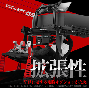 STRASSE SPEED MASTER NERO QE コックピットフレーム単品 ／ コスティック ベースフレーム 高剛性 ハイエンドモデル 公式ライセンス商品 ゲーミング 奈良県 御所市【cstk0006】