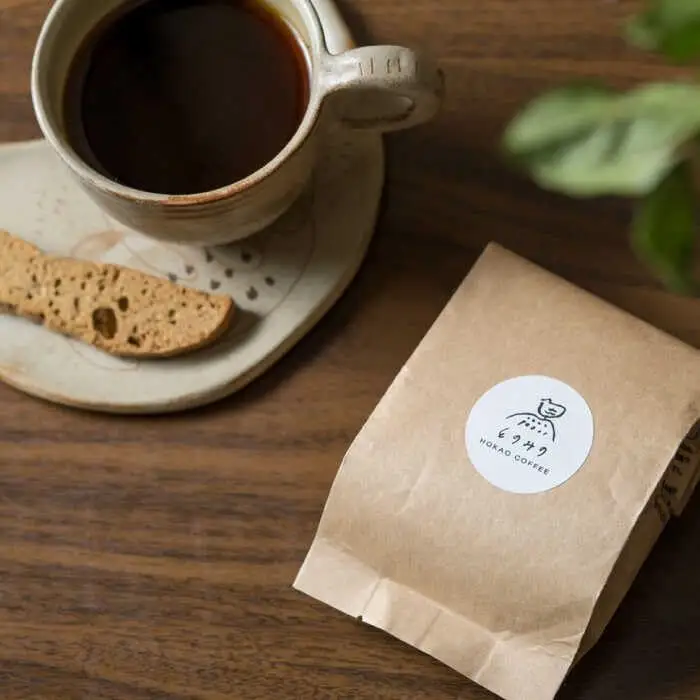 自家焙煎 コーヒー豆【挽き】4袋ギフトBOX /とのみのHOKAO COFFEE [UDV001] コーヒー
