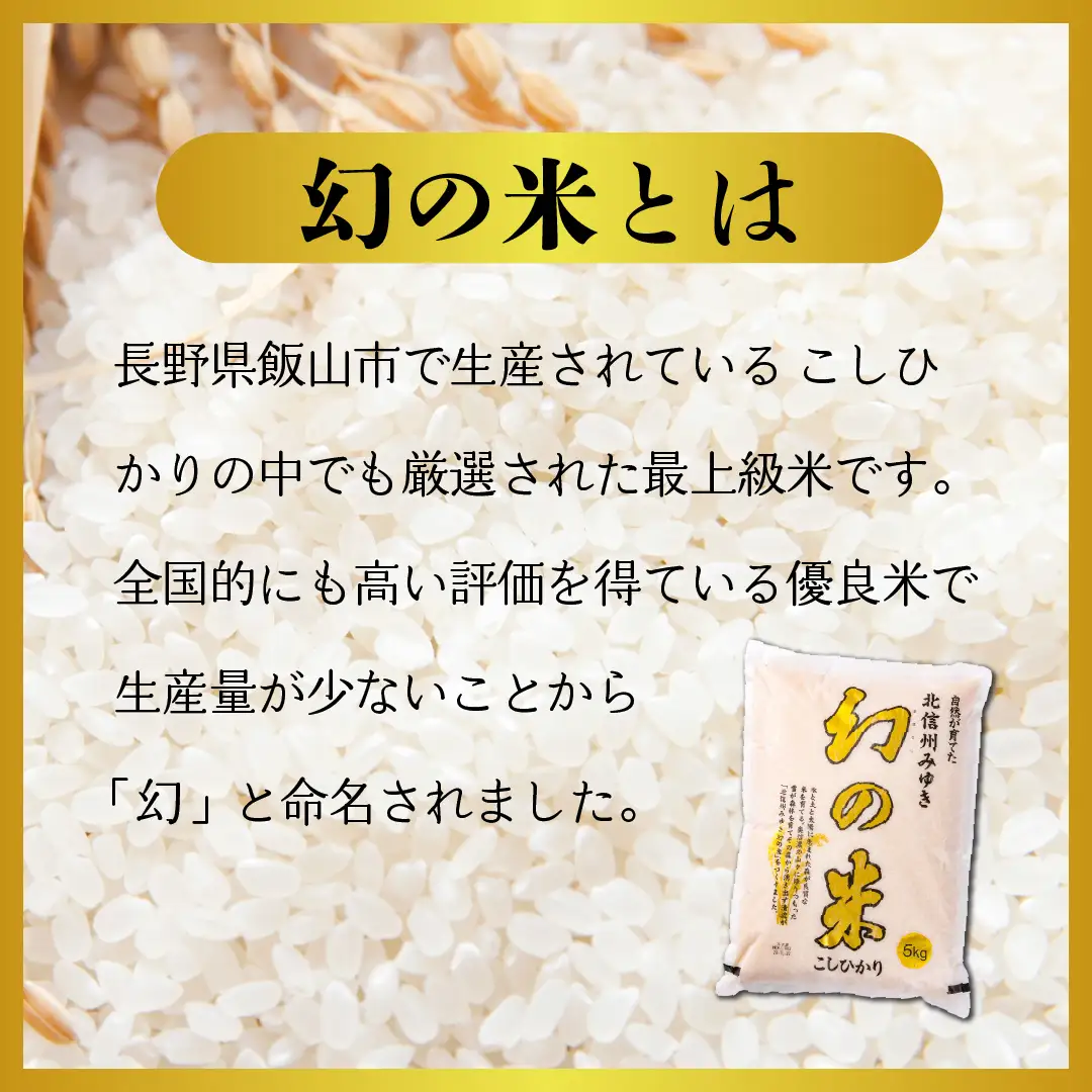 コシヒカリ 10kg  令和7年産 【幻の米】コシヒカリ 長野県 飯山市（7-74A）