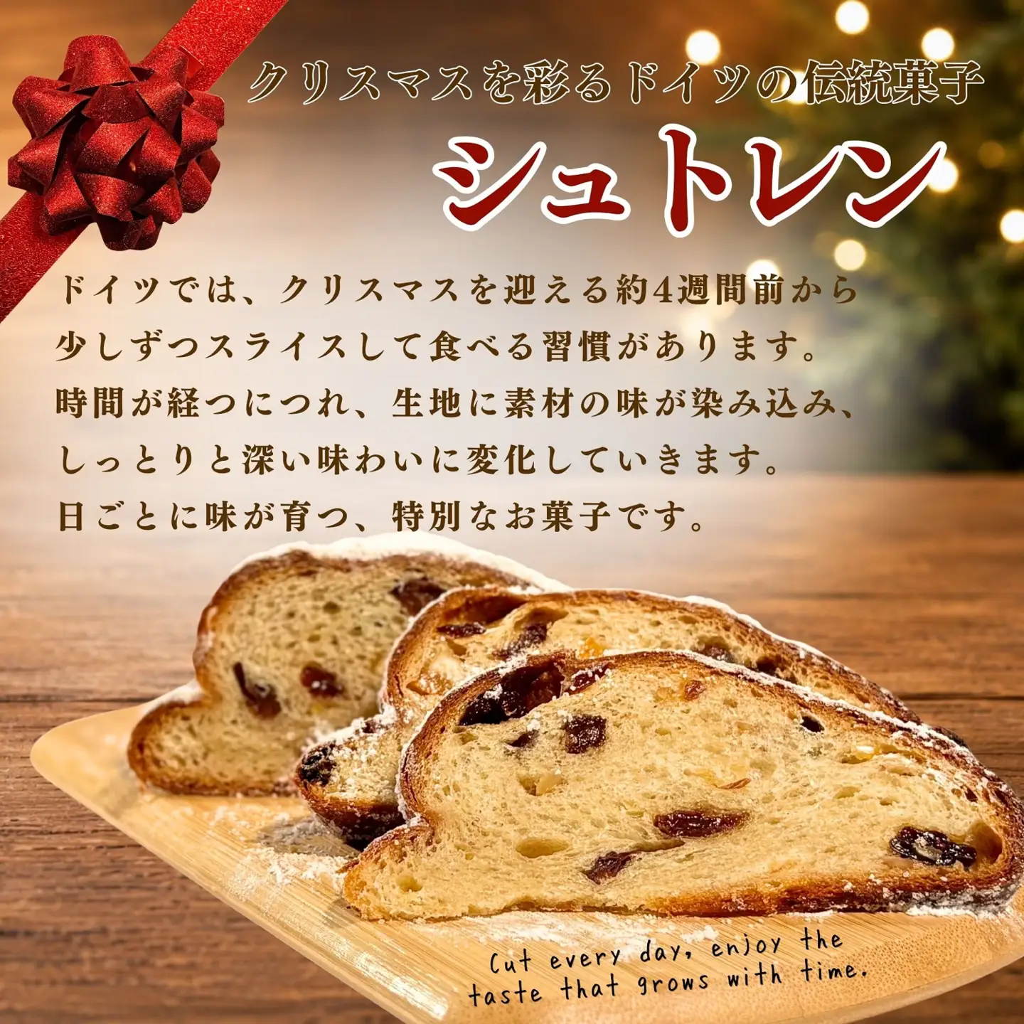 【予約販売】マイスターが作る本場の味！クリスマス シュトレン【数量限定】（Ad-004）シュトレン
