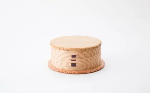 曲げわっぱ こはる入れ子弁当 2段　305P6003【工房るわっぱ】