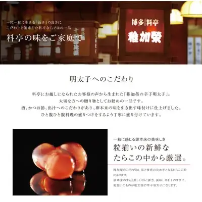 Z81-03 稚加榮 ゆず明太子（化粧箱入）222g 明太子