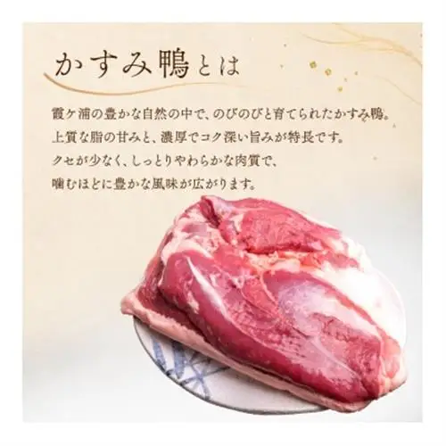 かすみ鴨むね肉　1羽分(800g～900g程度)| かも 鴨 茨城県かすみがうら市_鴨肉 かすみ鴨 むね肉 かも_【配送不可地域：離島】【1563885】