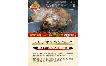 【黒毛和牛とイベリコ豚】ハンバーグ 150g×5個 【 ハンバーグ 】