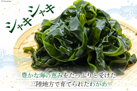 わかめ 三陸産 塩蔵わかめ 300g×3 