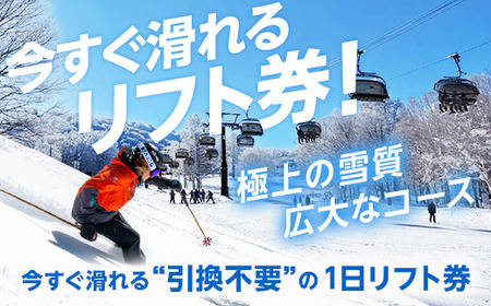 野沢温泉スキー場 リフト1日券 野沢温泉スキー場 リフト＆ゴンドラ1日券 | I-1 リフト券 乗り放題